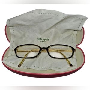 Kate Spade Ollie Eyeglass Frames W/Case and Cleaning Cloth